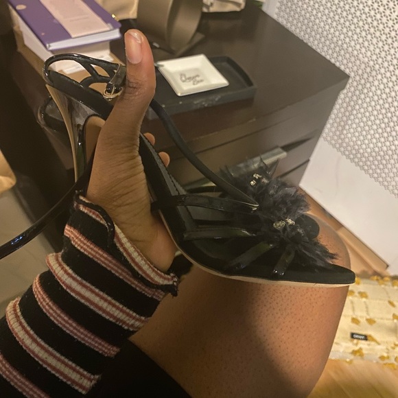 Floral Diamond Giuseppe Heels - Picture 5 of 5